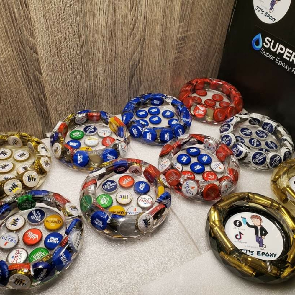 Bottle Cap Ashtray - Bowl - Change holder - Key holder